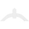 Ekena Millwork Archdale Architectural Grade PVC Gable Bracket, 48"W x 22"H x 2"D x 6"F, 11/12 Pitch GBP048X22X0206ARC00 - alternate 5